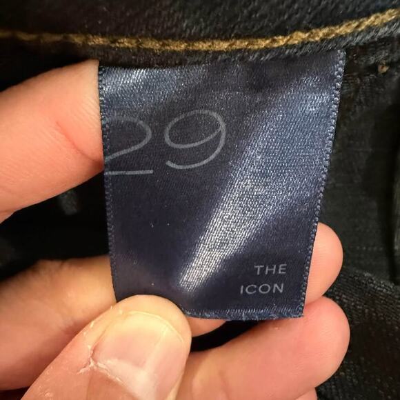 Pilcro Anthropologie The Icon Denim Jeans Womens 29 Blue High Rise Patch Pockets - Picture 8 of 10